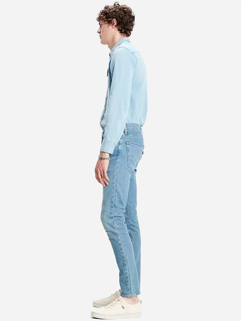 Jeansy slim fit męskie Levi's 512 Slim Taper Pelican Rust 28833-0588 32-34 Niebieskie (5400816861928) - obraz 4