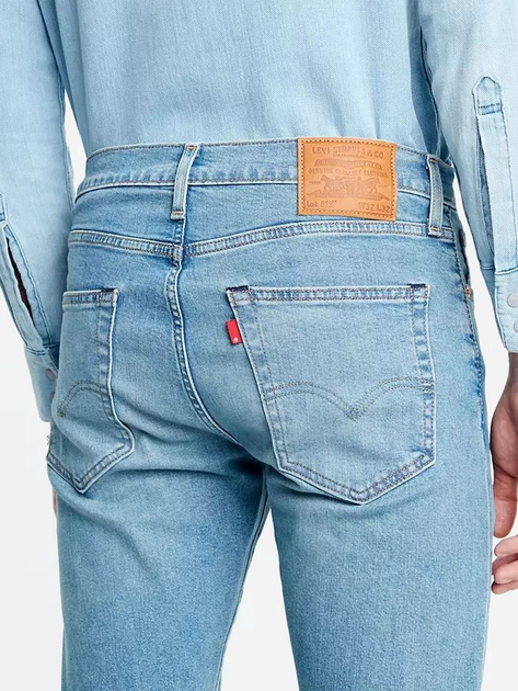 Джинси Slim fit чоловічі Levi's 512 Slim Taper 28833-0588 38-32 Сині (5400816862055) - зображення 5