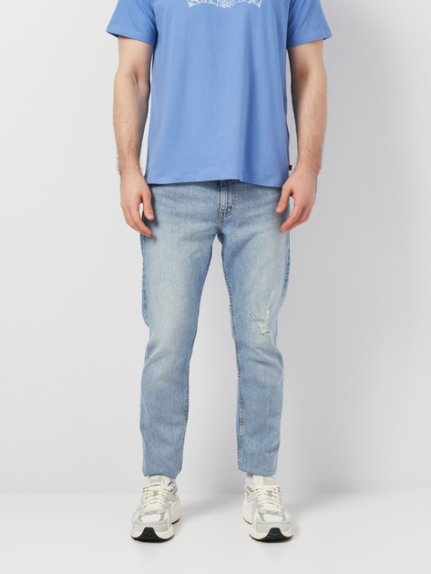 Jeansy slim fit męskie Levi's 515 Slim Taper Not My Day Dx A7222-0004 W36L32 Błękitne (5401128709434) - obraz 1