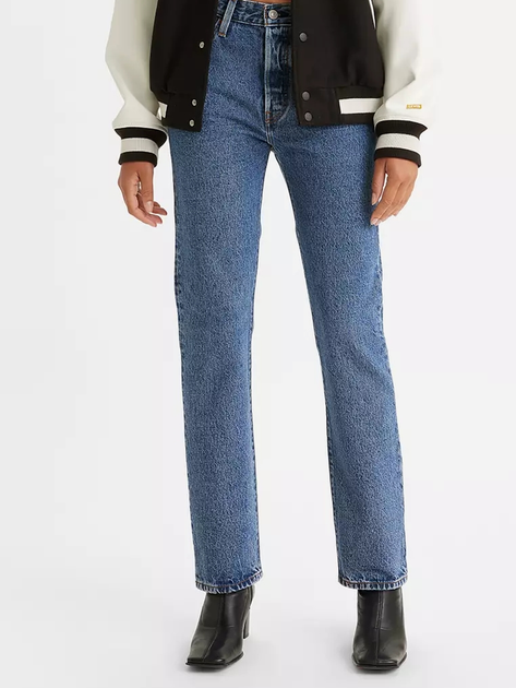 Jeansy regular fit damskie Levi's 501 Jeans For Women Shout Out Stone 12501-0438 W26L30 Niebieskie (5401105688851) - obraz 1