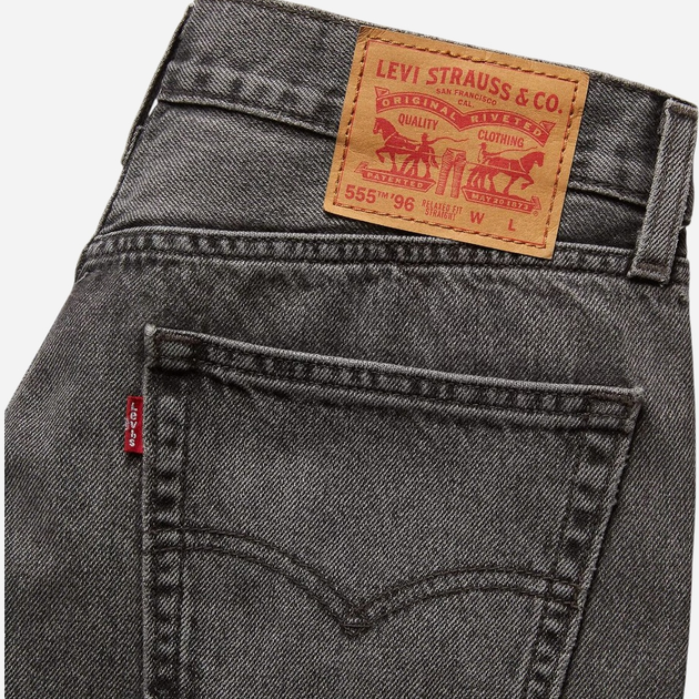 Джинси Regular Fit чоловічі Levi's 555 Relaxed Straight Cheers To That A7223-0000 33-32 Сірі (5401128708642) - зображення 7