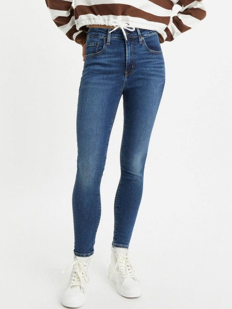 Jeansy skinny damskie Levi's 721 High Rise Skinny 18882-0594 W29L28 Niebieskie (5401105531805) - obraz 1