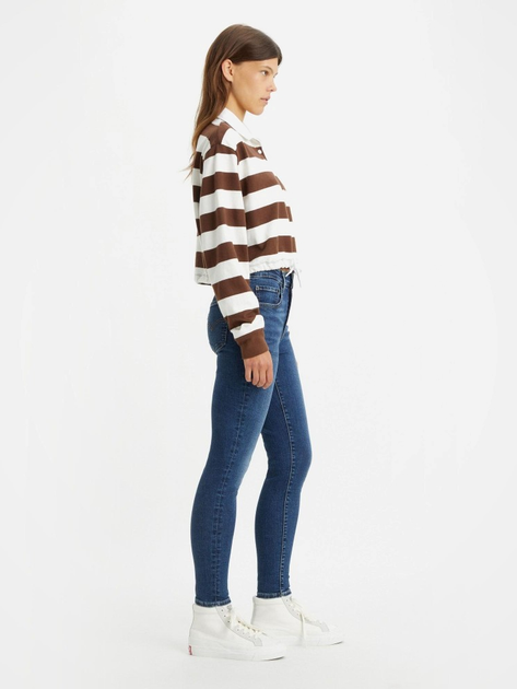 Джинси Skinny жіночі Levi's 721 High Rise Skinny 18882-0594 24-28 Сині (5401105531560) - зображення 5