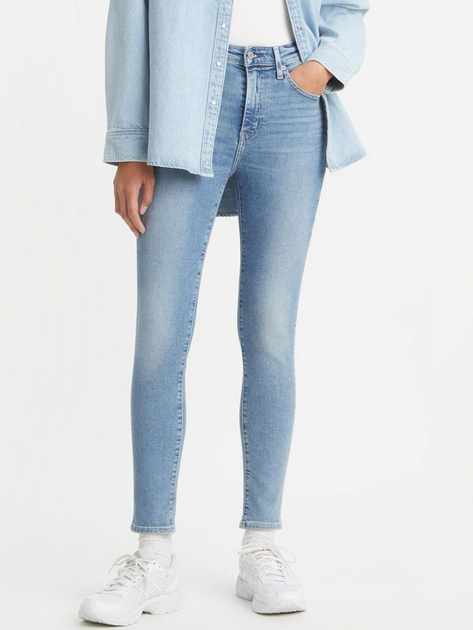 Jeansy skinny damskie Levi's 721 High Rise Skinny 18882-0601 W28L28 Błękitne (5401105543549) - obraz 1