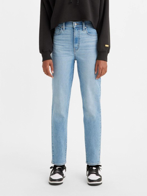 Jeansy mom`s damskie Levi's High Waisted Mom Jean Now You Know 26986-0031 W26L27 Błękitne (5401105161804) - obraz 1
