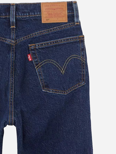 Jeansy regular fit damskie Levi's 501 Crop Salsa Stonewash 36200-0179 28-26 Niebieskie (5400970241710) - obraz 8
