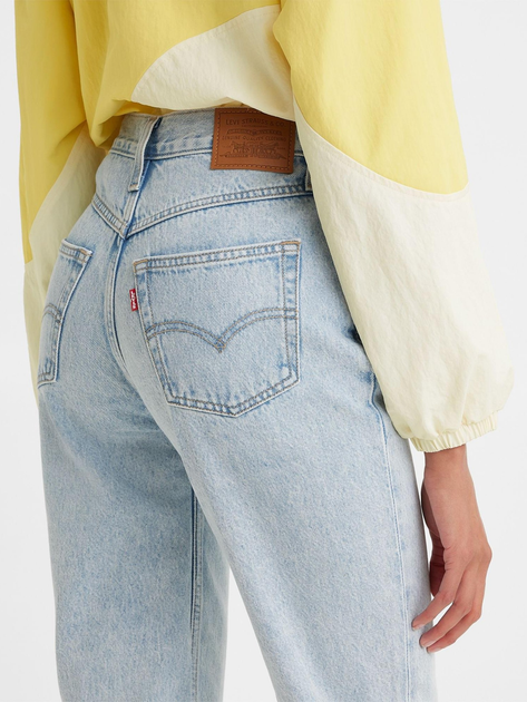 Jeansy mom`s damskie Levi's 80S Mom Jean Dont Be Frayed A3506-0014 24-30 Błękitne (5401128280049) - obraz 5