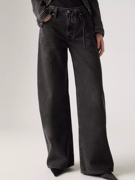 Джинси жіночі Levi's Xl Straight Influential Lady A8701-0003 W25L31 Чорні (5401157488164) - зображення 1