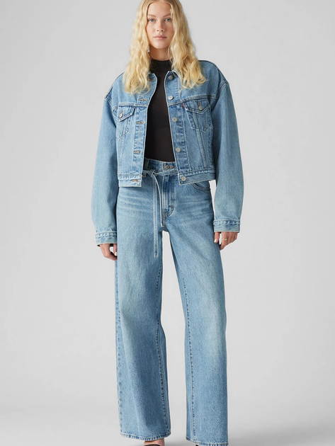 Jeansy damskie Levi's Xl Straight Thanks Friend A8701-0004 27-29 Błękitne (5401157478387) - obraz 3