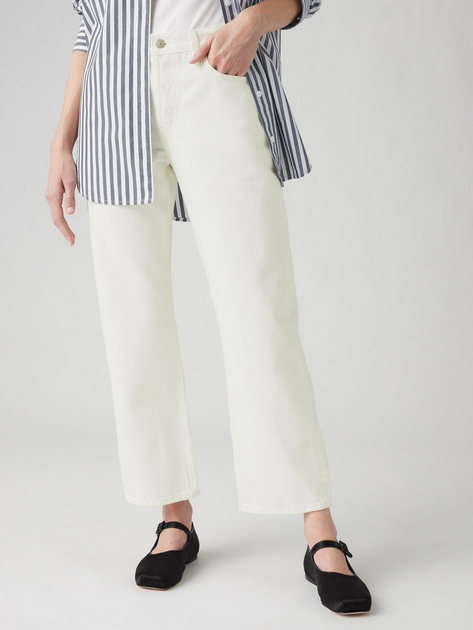 Jeansy regular fit damskie Levi's 501 90S Ankle Blank Slate A9150-0004 W30L27 Białe (5401157504147) - obraz 1