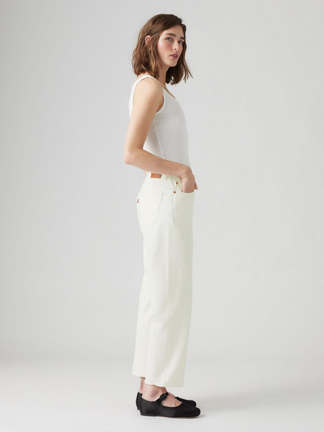 Jeansy regular fit damskie Levi's 501 90S Ankle Blank Slate A9150-0004 29-29 Białe (5401157504130) - obraz 5