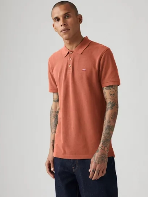 Koszulka polo męska Levi's Levis Hm Polo Etruscan Red Pique 35883-0278 XL Pomarańczowa (5401187099576) - obraz 3