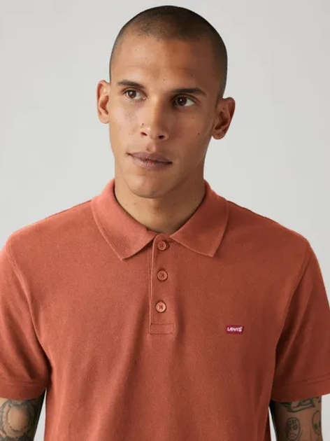 Koszulka polo męska Levi's Levis Hm Polo Etruscan Red Pique 35883-0278 XL Pomarańczowa (5401187099576) - obraz 4