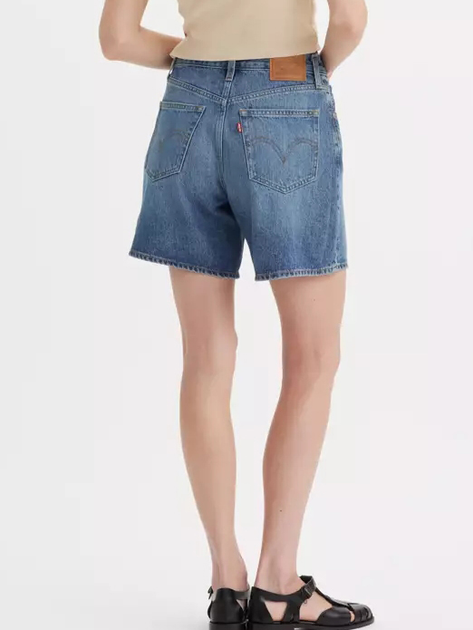 Spodenki damskie jeansowe krótkie Levi's High Baggy Short Worn Memory Short A9311-0005 24 Niebieskie (5401157248652) - obraz 2
