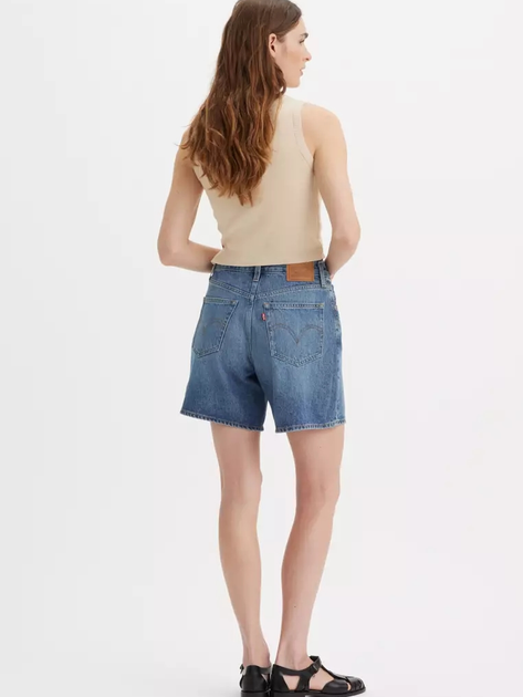 Spodenki damskie jeansowe Levi's High Baggy Short Worn Memory Short A9311-0005 27 Niebieskie (5401157180730) - obraz 4