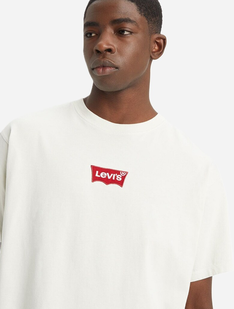 Koszulka męska bawełniana Levi's Lse Vintage Fit Gr Tee Lse Batwing Badg 0008C-0009 S Biała (5401157156780) - obraz 4
