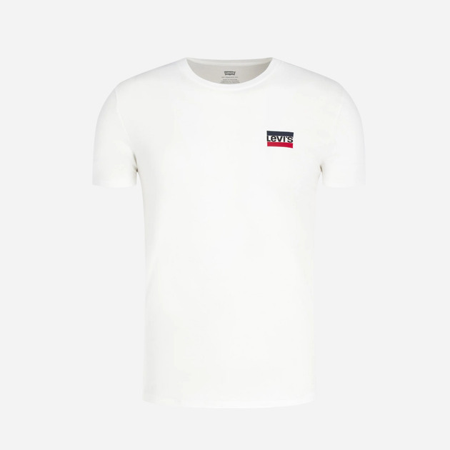 Koszulka męska bawełniana Levi's Crewneck Graphic 79681-0000 M Biały/Czarny (5400816407010) - obraz 7