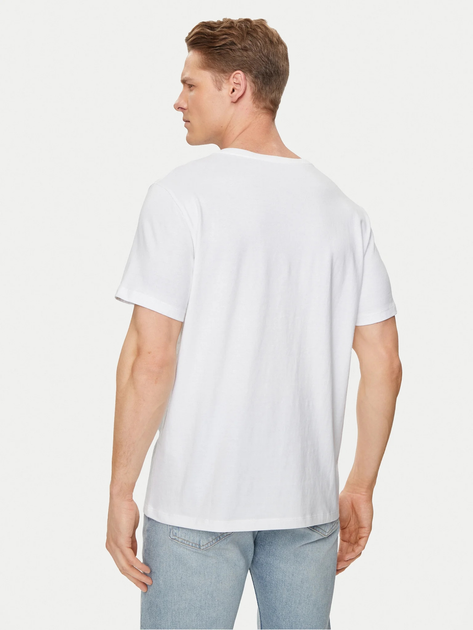 Koszulka męska bawełniana Levi's Original Hm Vneck 85641-0000 S Biała (5400816655619) - obraz 2