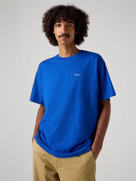 Koszulka męska bawełniana Levi's Red Tab Vintage Tee Surf Blue Jersey A0637-0132 XL Niebieska (5401157520062) - obraz 3