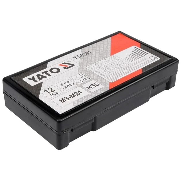Набор YATO экстракторы сломанных болтов M3-M24 12 штук YT-0591 - изображение 5