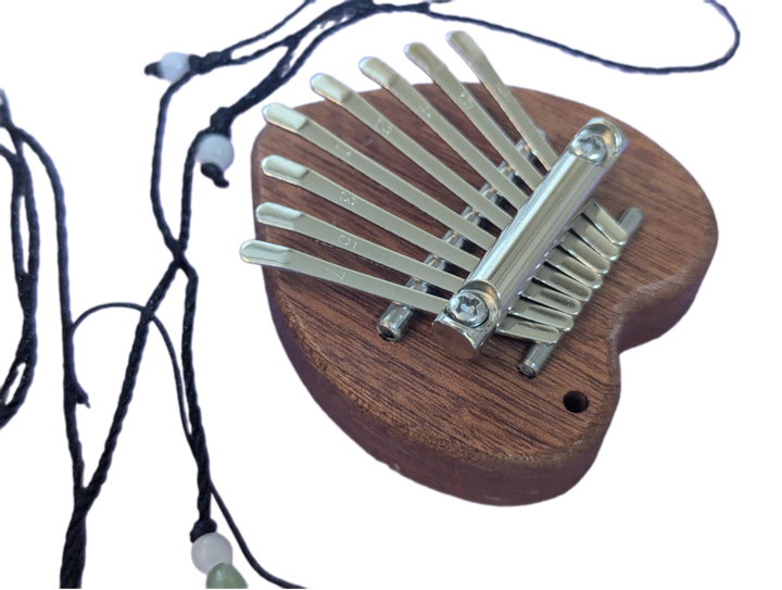 Калимба Kalimba для влюбленных Сердце Деревянное мини пианино для начинающих на 8 тонов - изображение 4