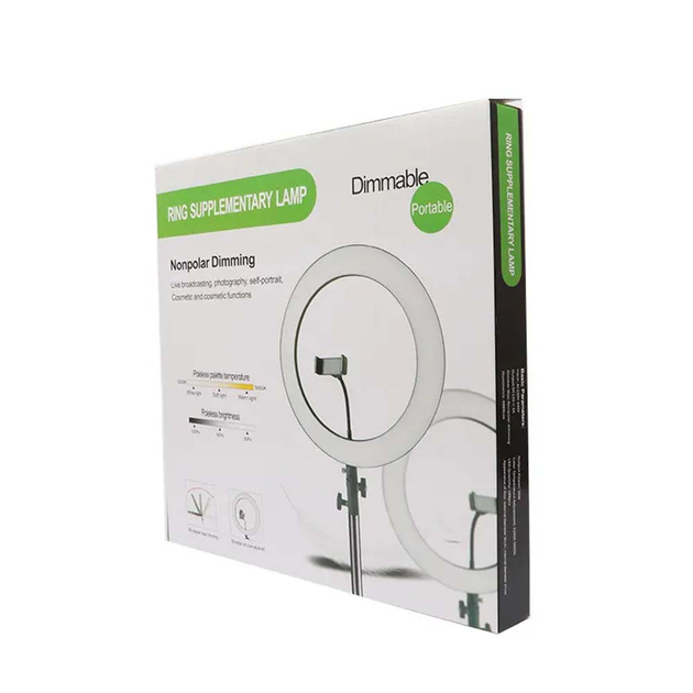 Светодиодная кольцевая лампа Dimmable Portable J360 36 см - изображение 5
