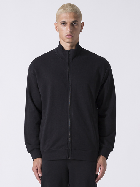 Толстовка на молнии мужская Everlast Giacca Full Zip Felpa Nn Garz 37M293D80-2000 XL Black с принтом (8052995718769) 