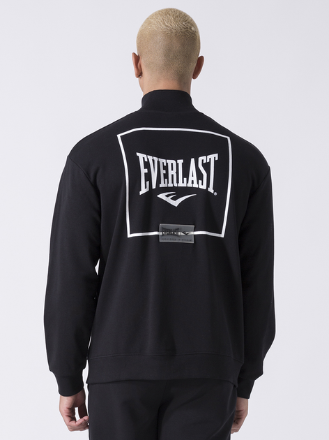 Толстовка на молнии мужская Everlast Giacca Full Zip Felpa Nn Garz 37M293D80-2000 XL Black с принтом (8052995718769) 