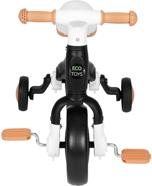 Біговел з педалями EcoToys навчальний бічні колеса 3в1 LC-V1359 Black (5905817005505) - зображення 5