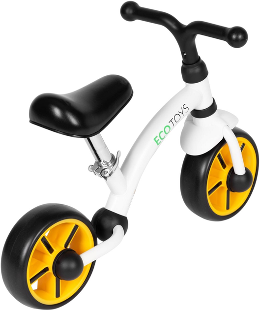 Біговел EcoToys LC-V1252 White/Black (5905817006014) - зображення 4