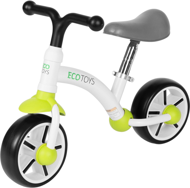 Біговел EcoToys LC-V1252 White/Green (5905817006021) - зображення 4