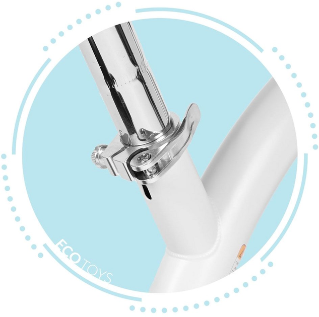Біговел EcoToys LC-V1252 White/Green (5905817006021) - зображення 7
