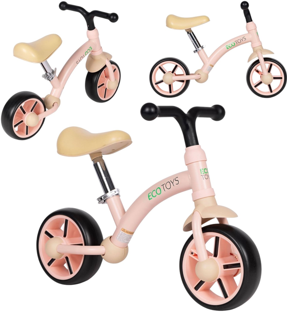 Біговел EcoToys LC-V1252 Pink (5905817006038) - зображення 5