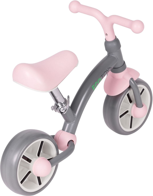 Біговел EcoToys LC-V1252 Grey/Pink (5905817006359) - зображення 4