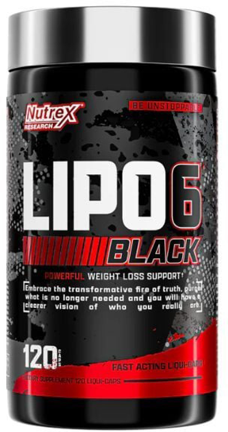 Жироспалювач Nutrex Lipo-6 Black Weight Loss Support 120 капсул (857839006983) - зображення 1