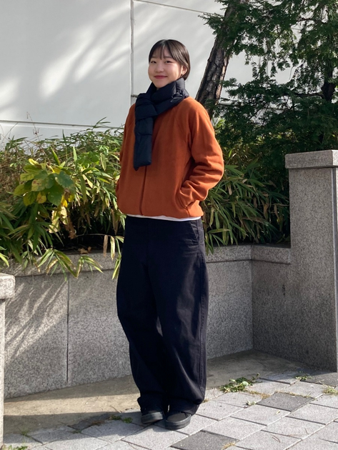 Куртка Шерпа демисезонная мужская Uniqlo 219202624 XL Оранжевая (1159826895) - изображение 4