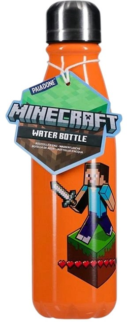 Butelka wielokrotnego użytku Paladone Minecraft 600 ml (5056577718850) - obraz 3