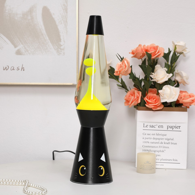 Нічник iTotal Lava Lamp Black Cat (8059037075842) - зображення 3