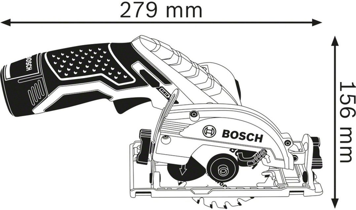 Akumulatorowa pilarka tarczowa Bosch Professional GKS 12V-26 bez akumulatora i ładowarki (06016A1002) - obraz 4