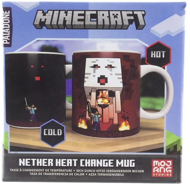 Чашка Paladone Nether Heat Change Mug 300 мл (5055964799496) - зображення 6