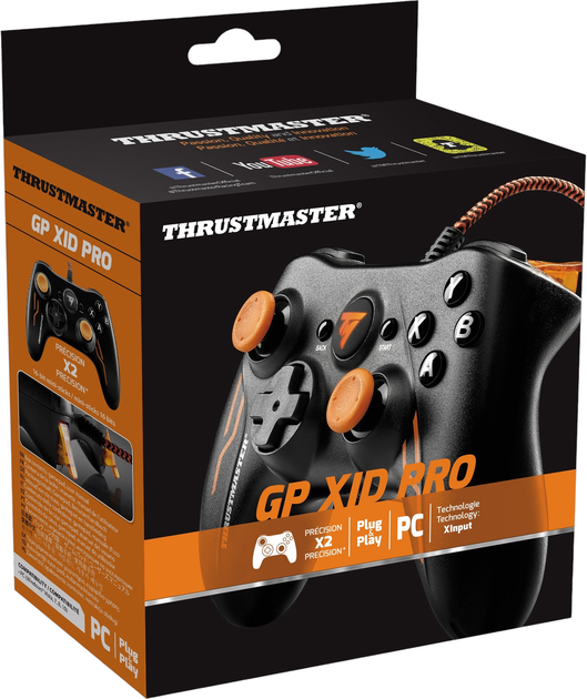 Kontroler przewodowy Thrustmaster GP XID PRO Black-Orange (2960821) - obraz 8