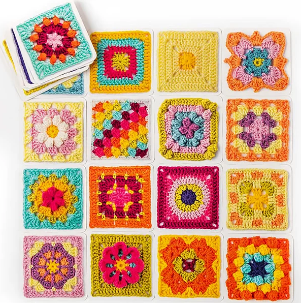Схемы вязания крючком, узоры крючок схемы 50 шаблонов в технике Granny Square - изображение 6