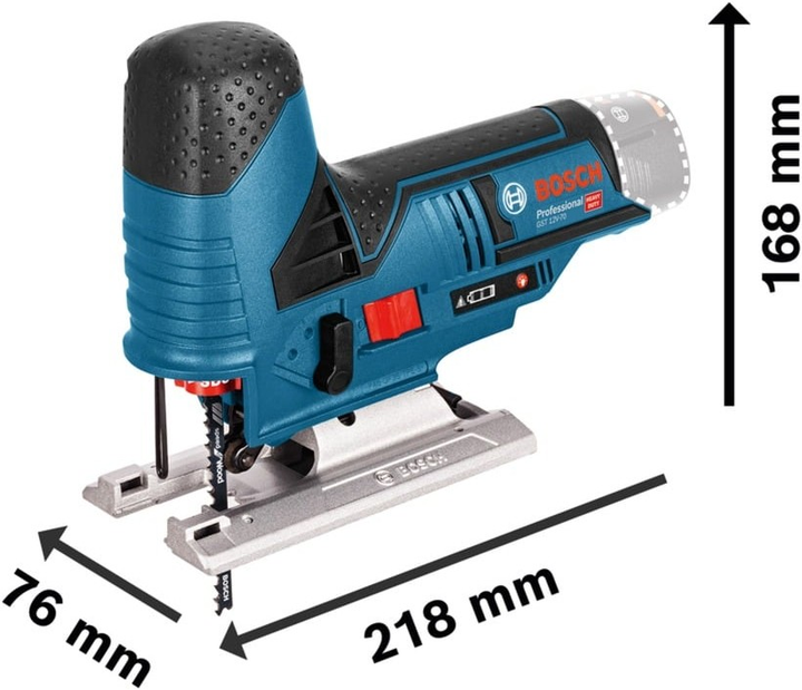 Wyrzynarka akumulatorowa Bosch Professional GST 12V-70 Solo bez akumulatora i ładowarki (06015A1002) - obraz 3