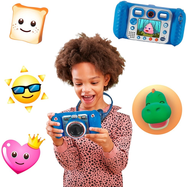 Aparat cyfrowy VTech KidiZoom Duo Pro Summer Bundle Blue (80-520092) - obraz 7