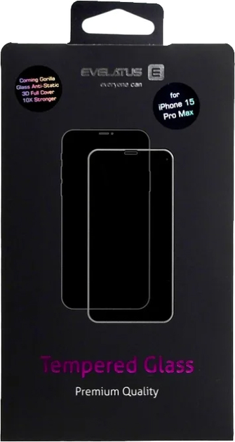 Szkło hartowane Evelatus 10X Stronger Glass Screen Protector do Samsung Galaxy A15 (EVESAMA15CGG10) - obraz 3
