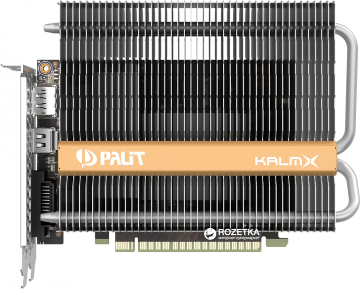 Видеокарта Palit PCI-Ex GeForce GTX 1050 Ti KalmX 4GB GDDR5