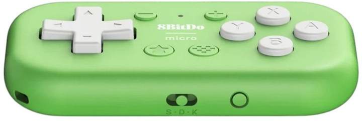Kontroler bezprzewodowy 8BitDo Micro Bluetooth Gamepad Green (6922621503583) - obraz 4