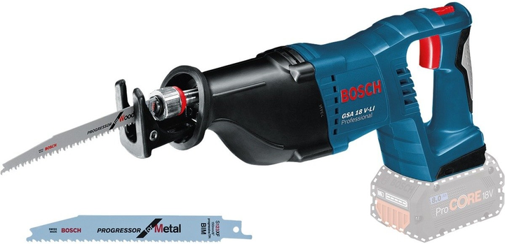 Пила шабельна Bosch Professional GSA 18 V-LI Solo (060164J000) - зображення 1