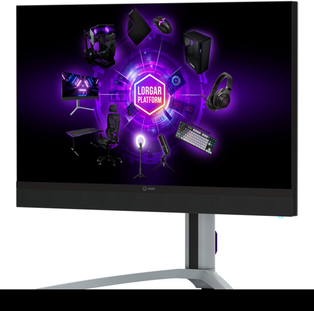 Монитор 27" Lorgar UHD MiniLED 1ms IPS 160Hz (LRG-27MP1U160-GY) - изображение 3