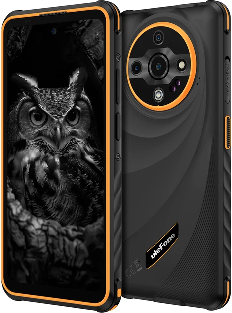 Мобільний телефон Ulefone Armor X31 Pro 8/256GB Black-Orange (6975326668477) - зображення 7